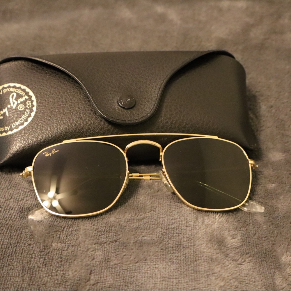 Ray-Ban Gold Sunglasses